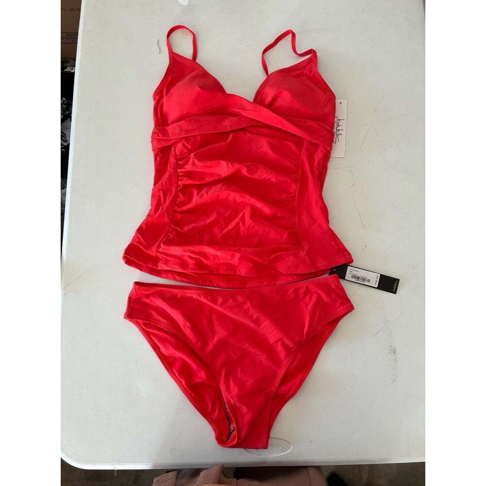 Bundle Nicole Miller Studio 2-Piece Tankini Swimsuit Swimwear Women’s